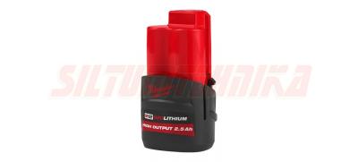 Аккумулятор M12 HB2.5, 2,5 Ач (12 В), HIGH OUTPUT™, Milwaukee, 4932480164
