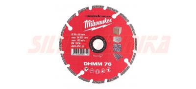 Cietlodes dimanta disks dažādiem materiāliem, 76 mm, Milwaukee, 4932471333