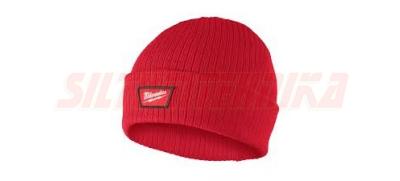 Adīta ziemas cepure ar atloku, sarkana, BNC RD, Milwaukee, 4932499385