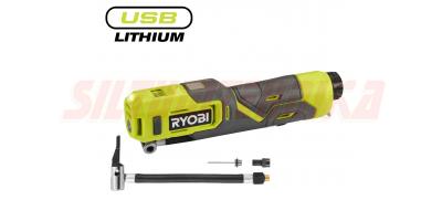 USB Lithium™ высоконапорный воздушный насос (компрессор) 4 B, RI4-0, 100 PSI, Ryobi, 4892210229069
