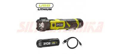 USB Lithium™ grozāms lukturis 4 V, 650 Lm, RLP4-120G, 5133006131, Ryobi