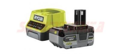 Комплект аккумулятора и зарядного устройства RC18120A-140X, 4 Ач, 18 В, 5133006911, Ryobi
