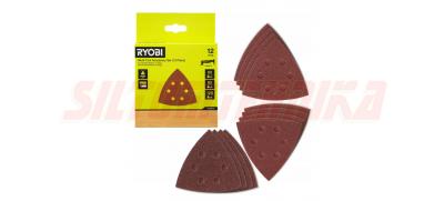 Набор наждачной бумаги для многофункционального инструмента, RAKMT95, 12 шт., 5132006104, Ryobi