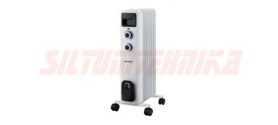 BLAUPUNKT eļļas radiators 1500 W, līdz 14 m2, 3 jaudas režīmi, ar termostata pogu, HOR301