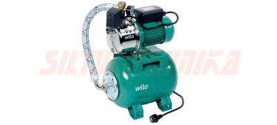 Установка с центробежным насосом в компактном исполнении с горизонтальным всасывающим и вертикальным напорным патрубком,  HWJ-203-EM-50/2-2, с расширительным баком 50 л, WILO, 4265554