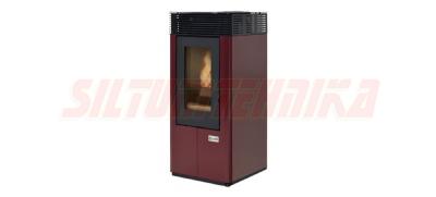 Granulu kamīns CentroPelet Z10 STYLE10KIT, ar gaisa apkuri, 8,7 kW, sarkans, Centrometal