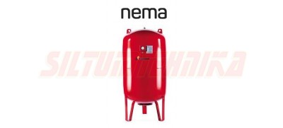 Универсальный мембранный расширительный бак NEMA NEX 140 л, 10 бар, красный, на ножках, EPDM