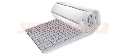 Мат под теплый EPS100 (PS20) - лист 5м² (1х5м) с ламинацией, KAN-therm