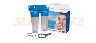 Ūdens filtru komplekts aukstajam ūdenim FHPRCL-B-TWIN, 3/4'', Aquafilter, 59127K
